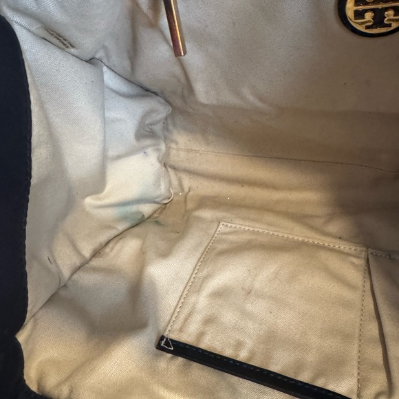 Tory Burch Black Nylon and Patten Leather Bag - Picture 12 of 14